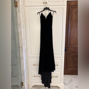 Jovani Black Gown with train